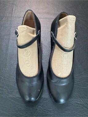 Bloch Tap-On S0302L Techno Tap Shoes Black Leather Mary Jane Size 8.5 Dance